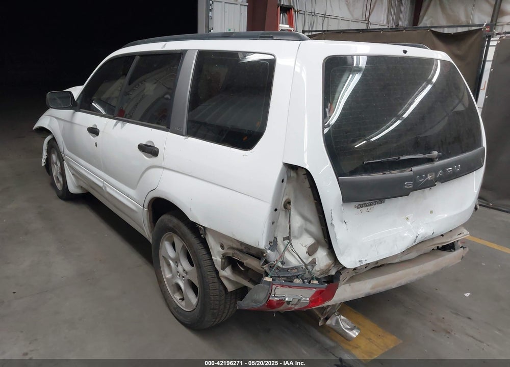 2003 SUBARU FORESTER XS VIN: JF1SG65613H722755