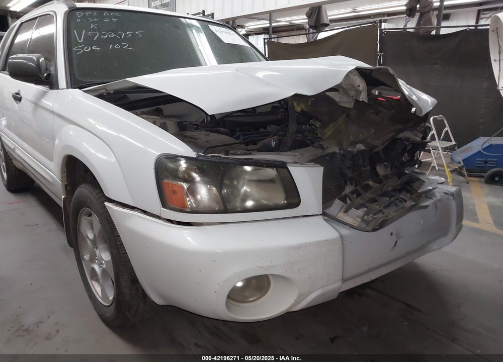 2003 SUBARU FORESTER XS VIN: JF1SG65613H722755