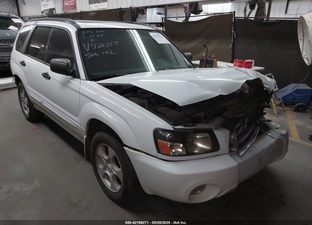 2003 SUBARU FORESTER XS VIN: JF1SG65613H722755