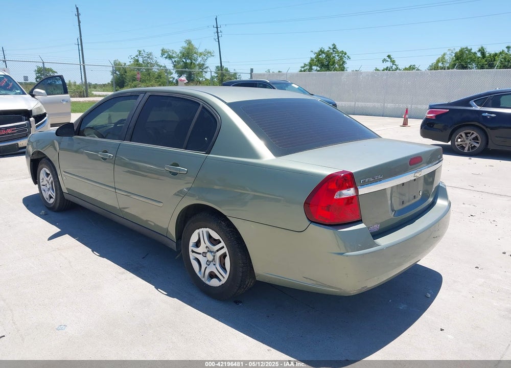 2006 CHEVROLET MALIBU VIN: 1G1ZS51F96F156943