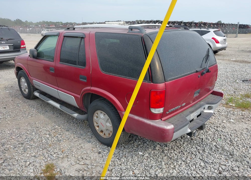2000 GMC JIMMY JDE W/1SH/1SJ VIN: 1GKDT13W7Y2241640