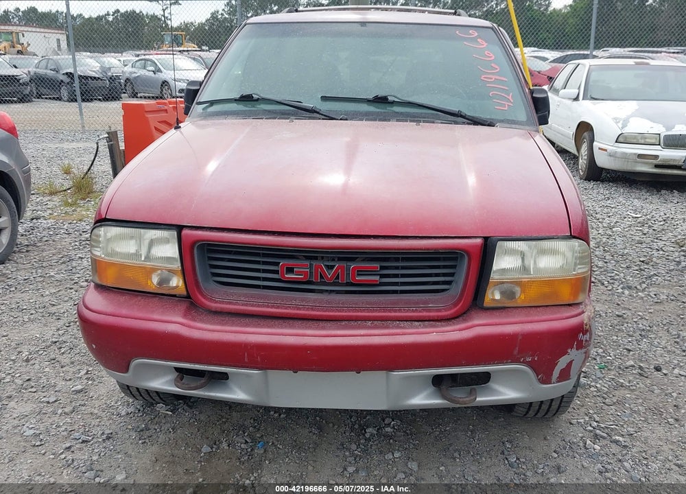2000 GMC JIMMY JDE W/1SH/1SJ VIN: 1GKDT13W7Y2241640