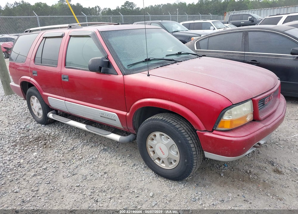 2000 GMC JIMMY JDE W/1SH/1SJ VIN: 1GKDT13W7Y2241640