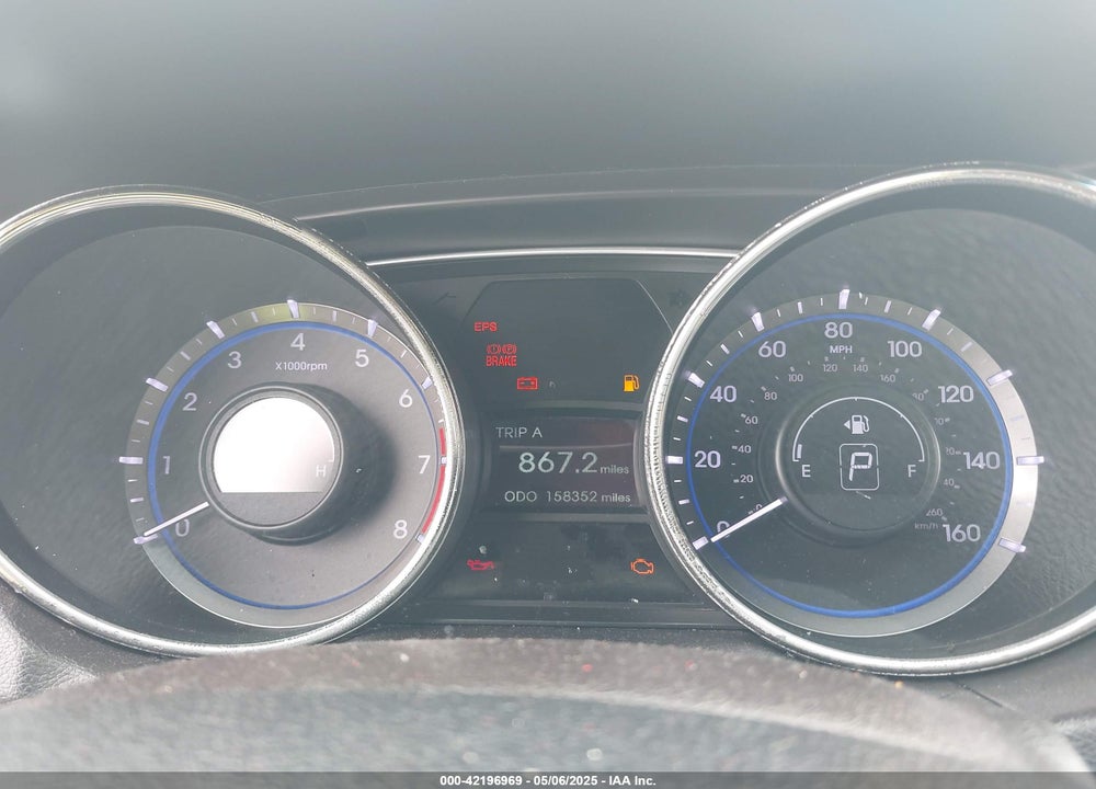 2012 HYUNDAI SONATA VIN: 5NPEB4AC7CH376749