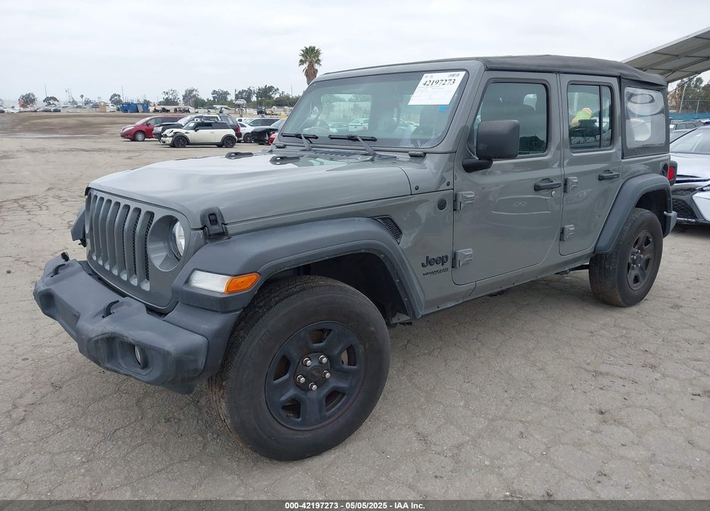 2022 JEEP WRANGLER UNLIMITED SPORT 4X4 VIN: 1C4HJXDG8NW126143