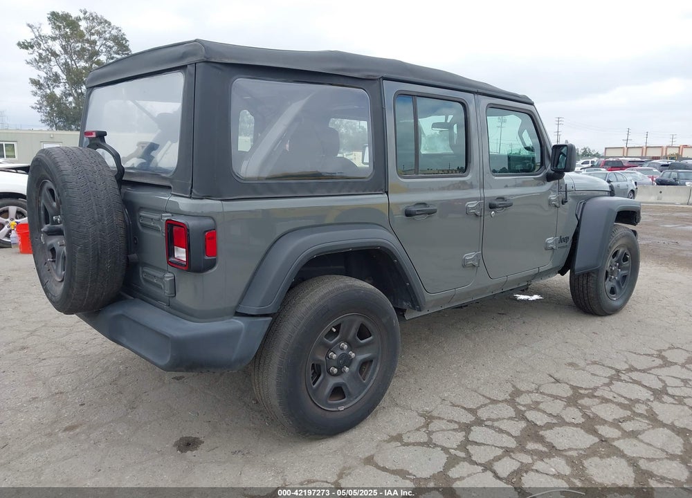 2022 JEEP WRANGLER UNLIMITED SPORT 4X4 VIN: 1C4HJXDG8NW126143