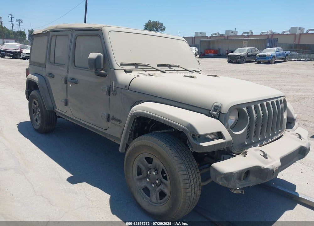 2022 JEEP WRANGLER UNLIMITED SPORT 4X4 VIN: 1C4HJXDG8NW126143