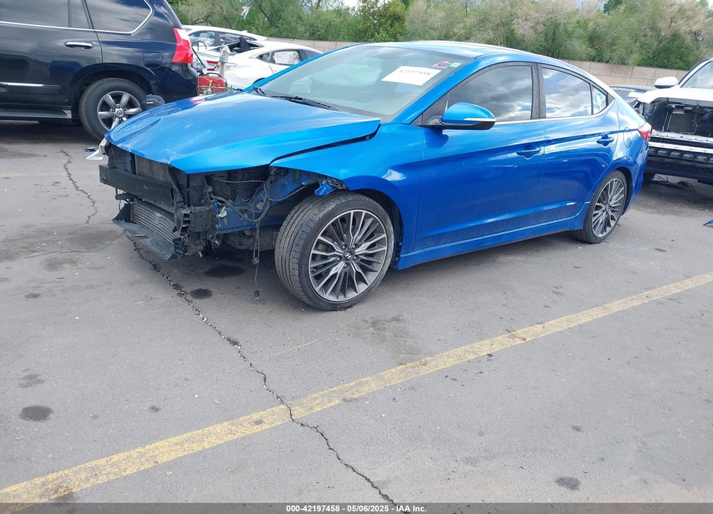 2018 HYUNDAI ELANTRA VIN: KMHD04LB6JU482534