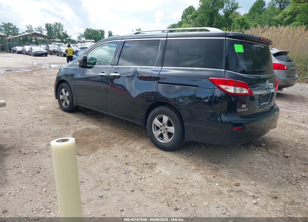 2013 NISSAN QUEST SV VIN: JN8AE2KPXD9069604