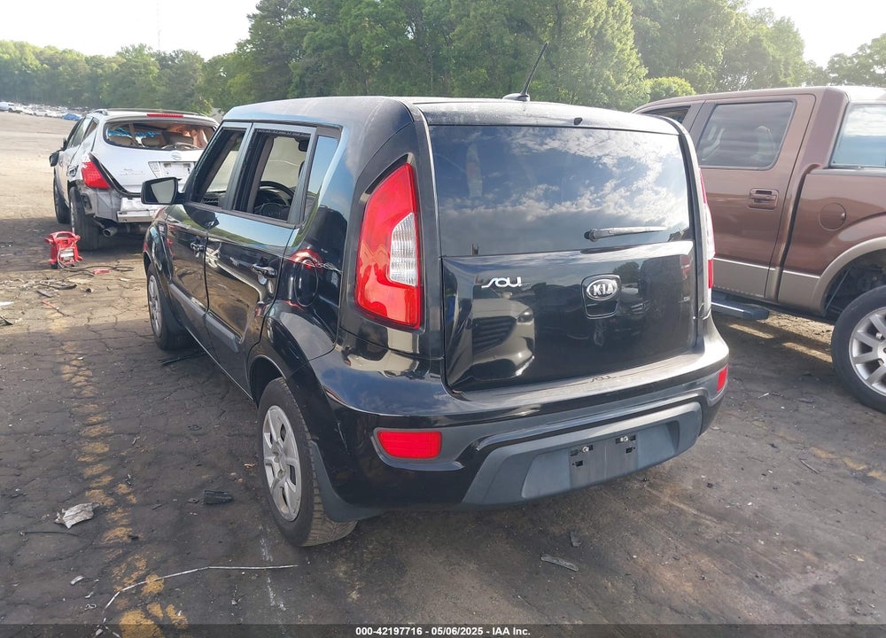 2013 KIA SOUL VIN: KNDJT2A56D7489616