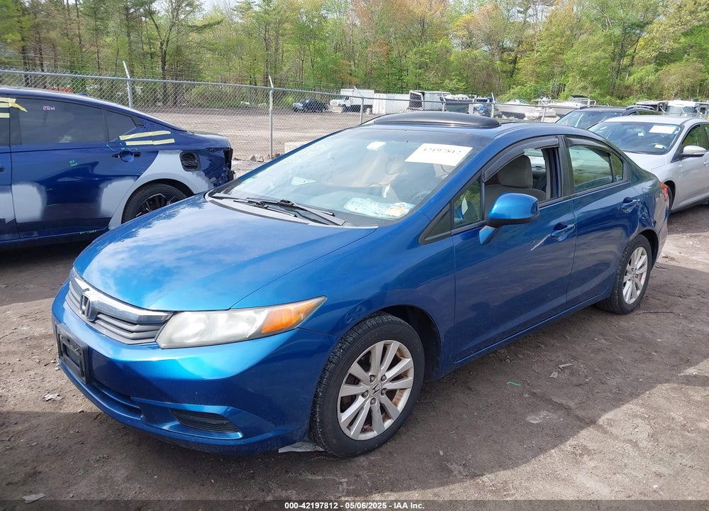 2012 HONDA CIVIC VIN: 2HGFB2F88CH551193