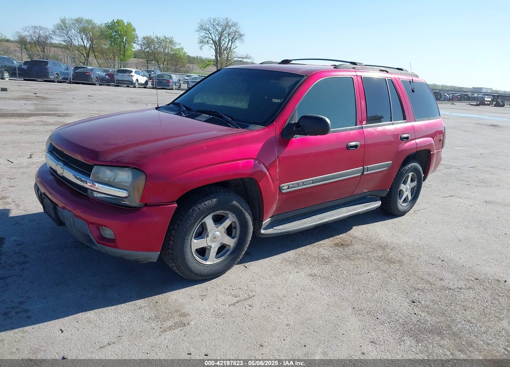 2002 CHEVROLET TRAILBLAZER LT VIN: 1GNDT13S222516693