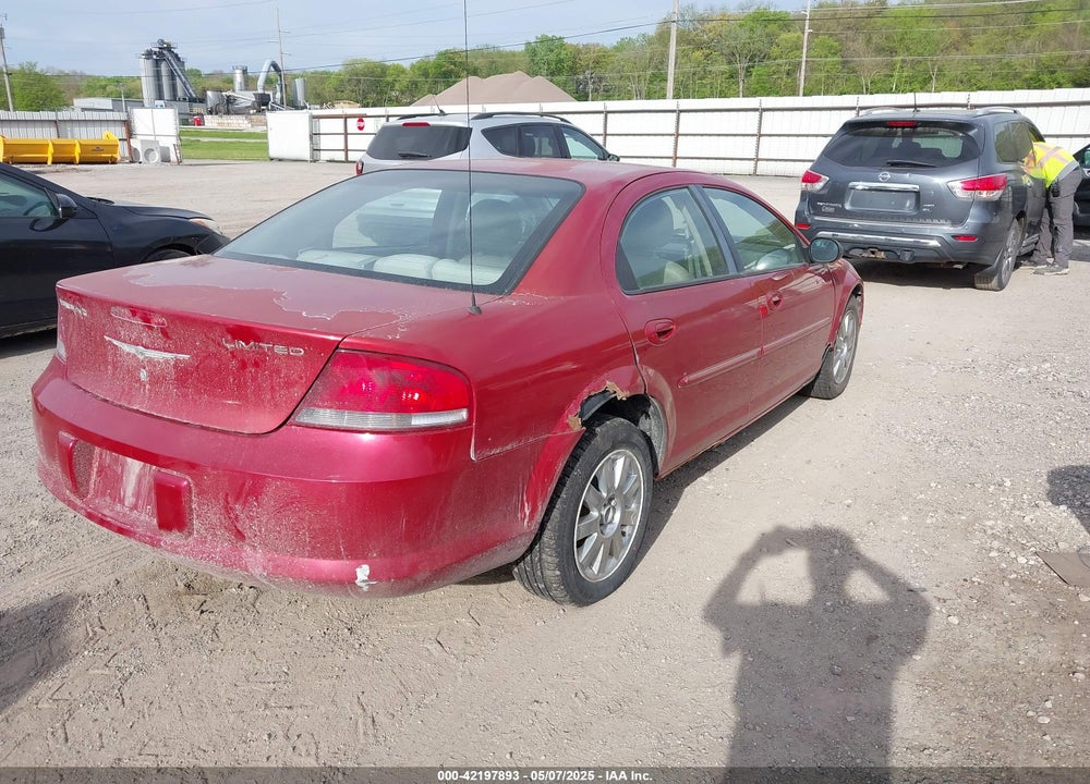 2005 CHRYSLER SEBRING LIMITED VIN: 1C3EL66R95N610886