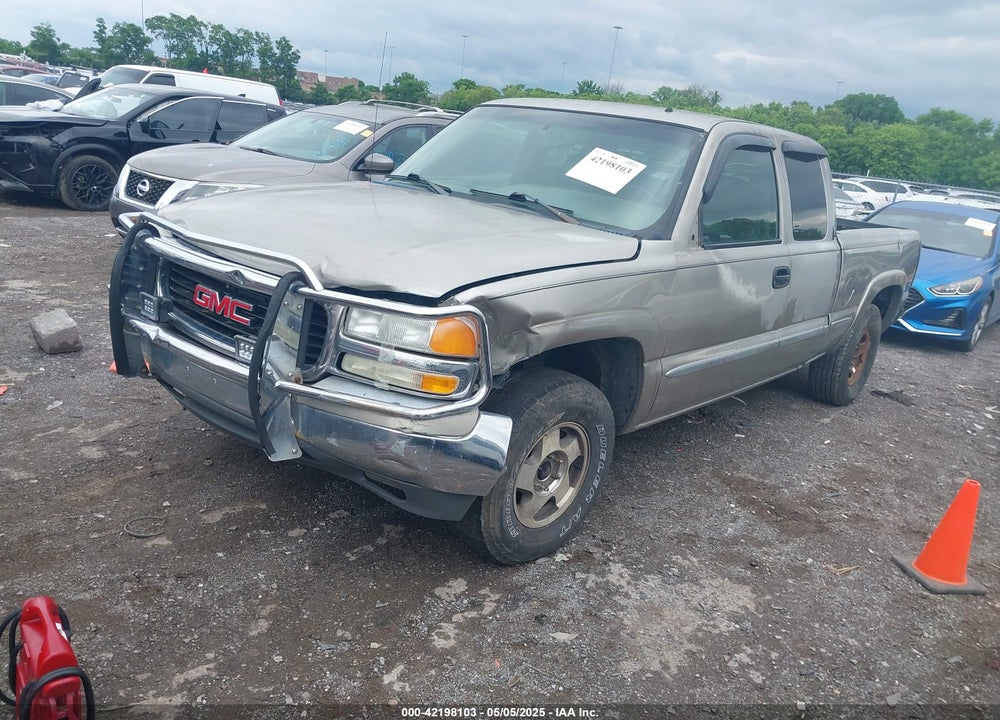 2002 GMC SIERRA 1500 SLE VIN: 2GTEK19T621319008