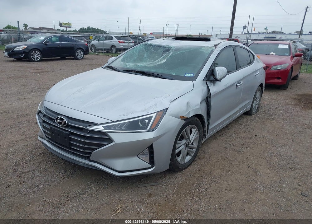 2019 HYUNDAI ELANTRA VIN: KMHD84LF5KU851607