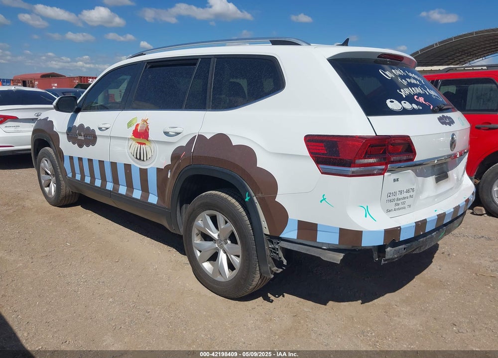 2018 VOLKSWAGEN ATLAS 3.6L V6 SE VIN: 1V2CR2CA5JC520616