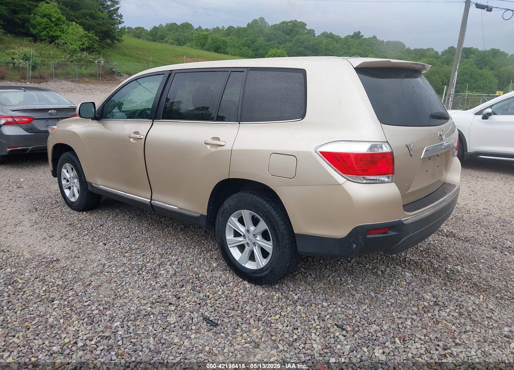 2012 TOYOTA HIGHLANDER VIN: 5TDBK3EH6CS141062