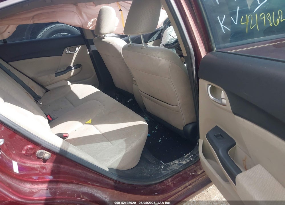 2013 HONDA CIVIC VIN: 19XFB2F82DE012029