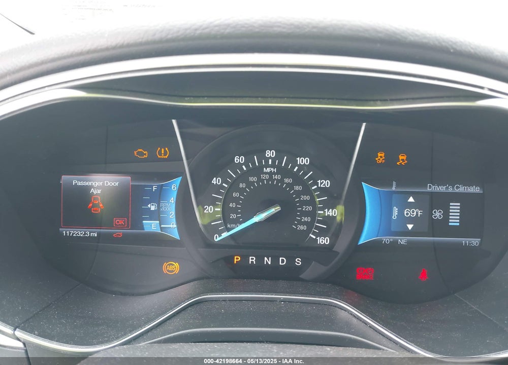 2013 FORD FUSION VIN: 3FA6P0H76DR381372
