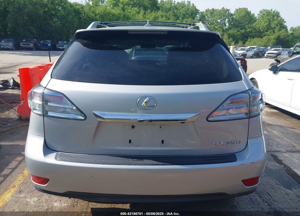 2012 LEXUS RX 350 VIN: 2T2BK1BA5CC129663