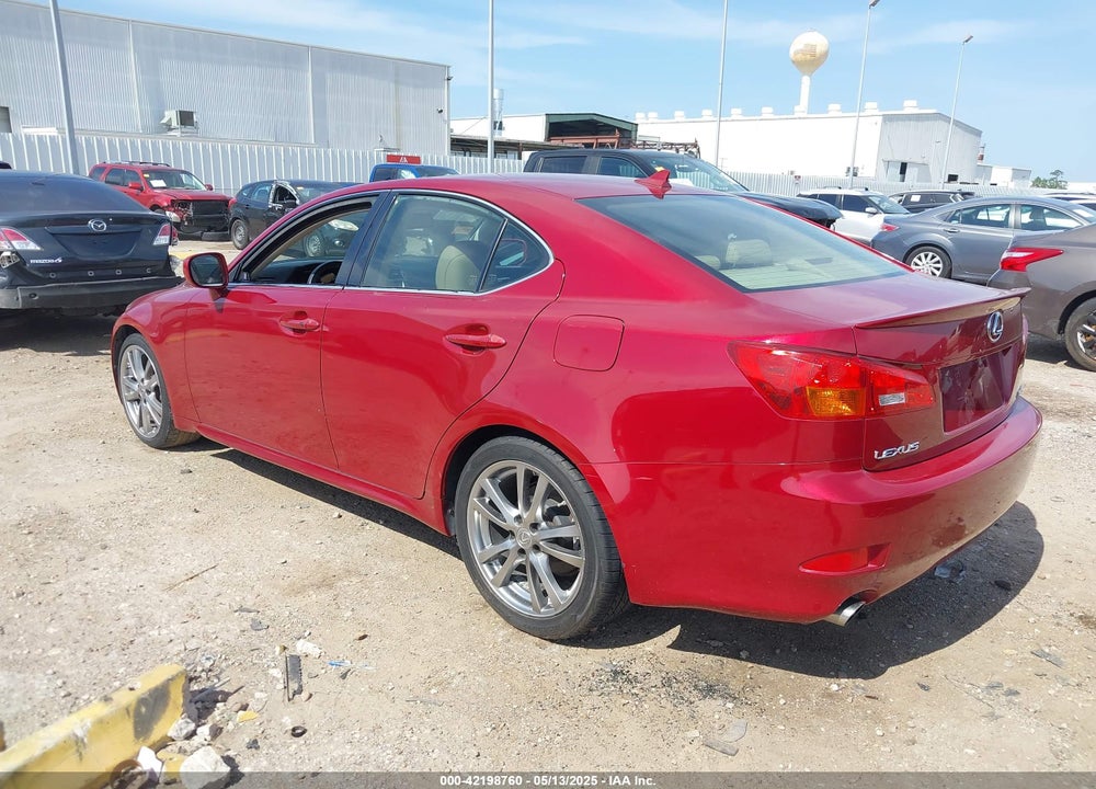 2008 LEXUS IS 250 VIN: JTHBK262785078750