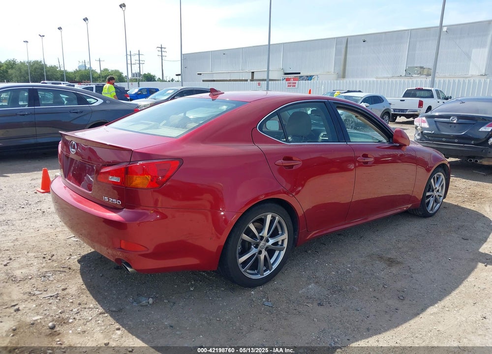 2008 LEXUS IS 250 VIN: JTHBK262785078750