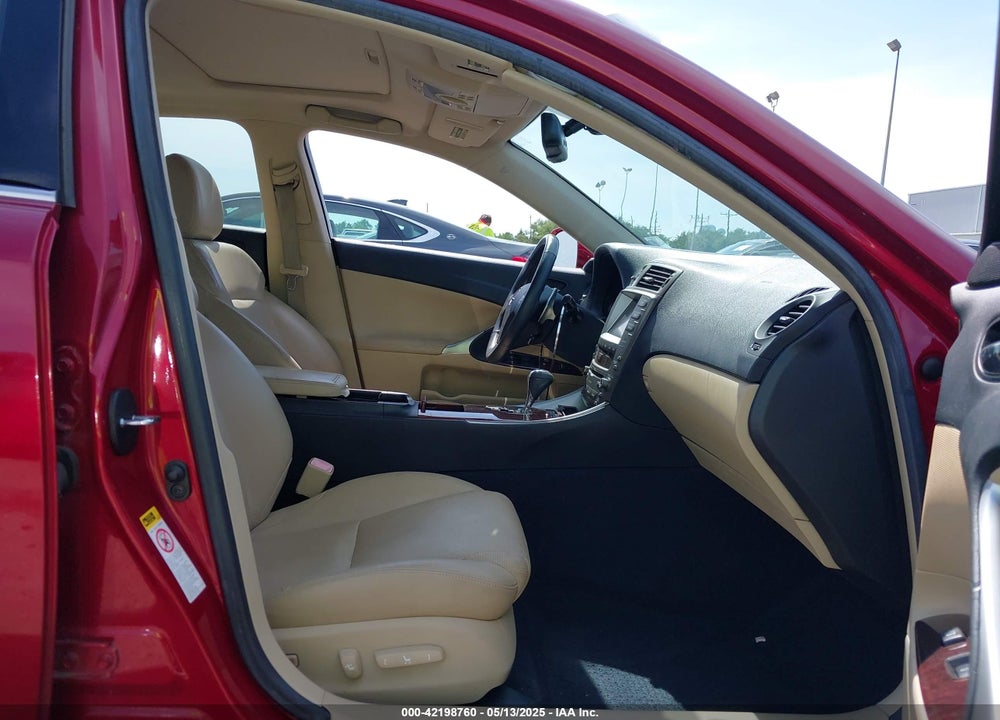 2008 LEXUS IS 250 VIN: JTHBK262785078750