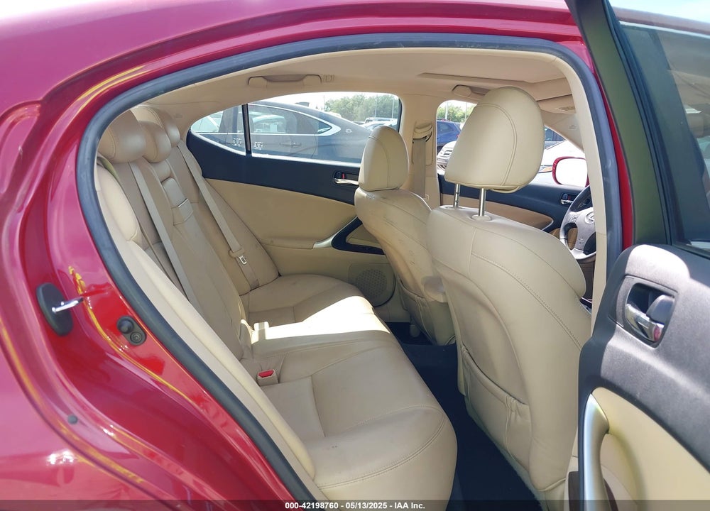 2008 LEXUS IS 250 VIN: JTHBK262785078750