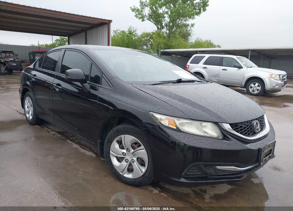 2013 HONDA CIVIC LX VIN: 2HGFB2F52DH599148