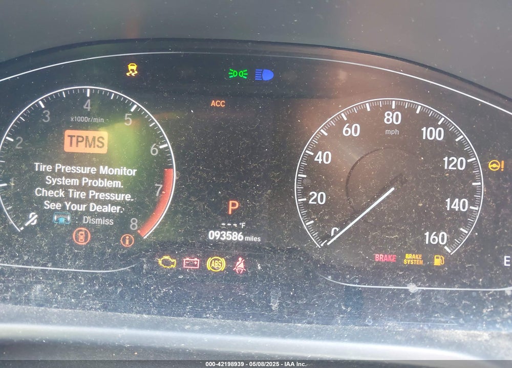 2019 HONDA ACCORD VIN: 1HGCV1F35KA074163