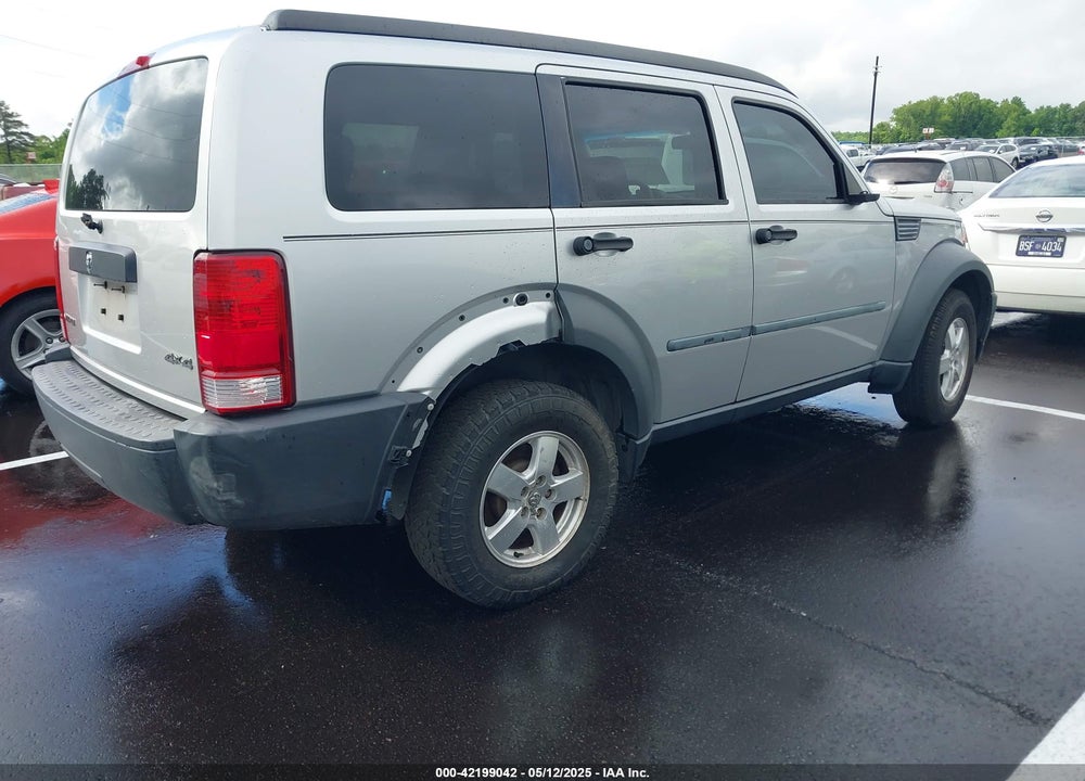 2007 DODGE NITRO VIN: 1D8GU28K17W628291