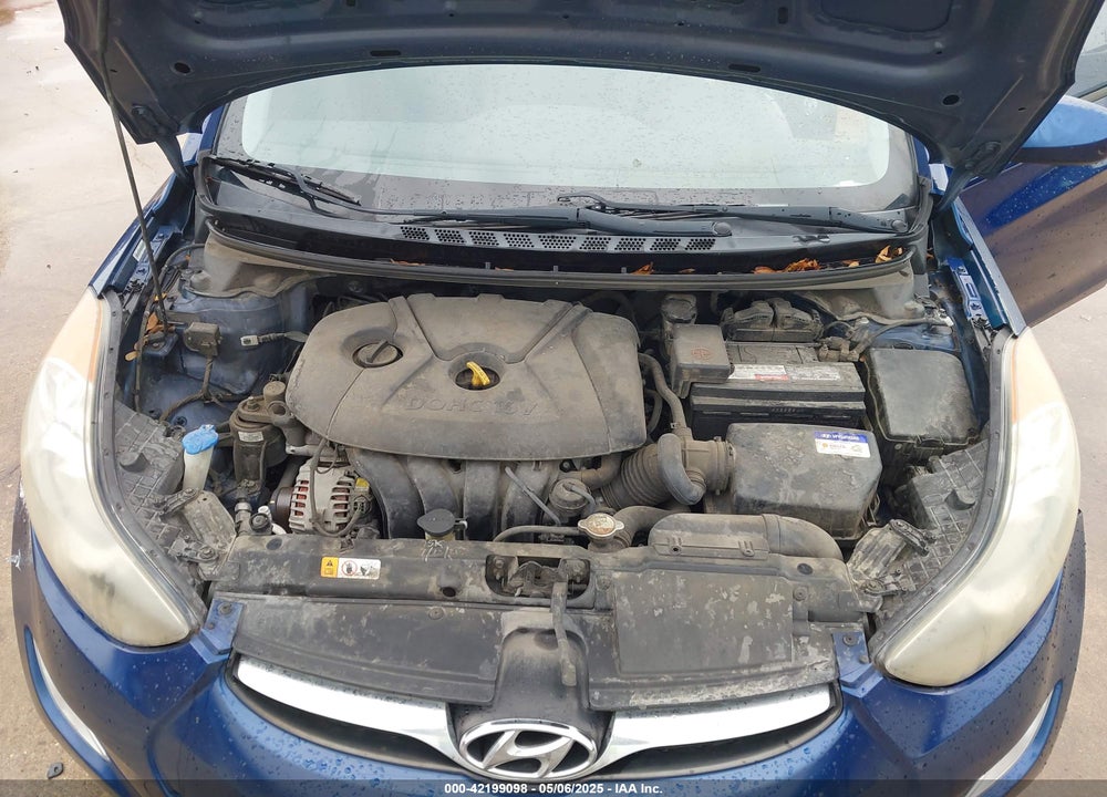 2013 HYUNDAI ELANTRA VIN: KMHDH4AE7DU667542