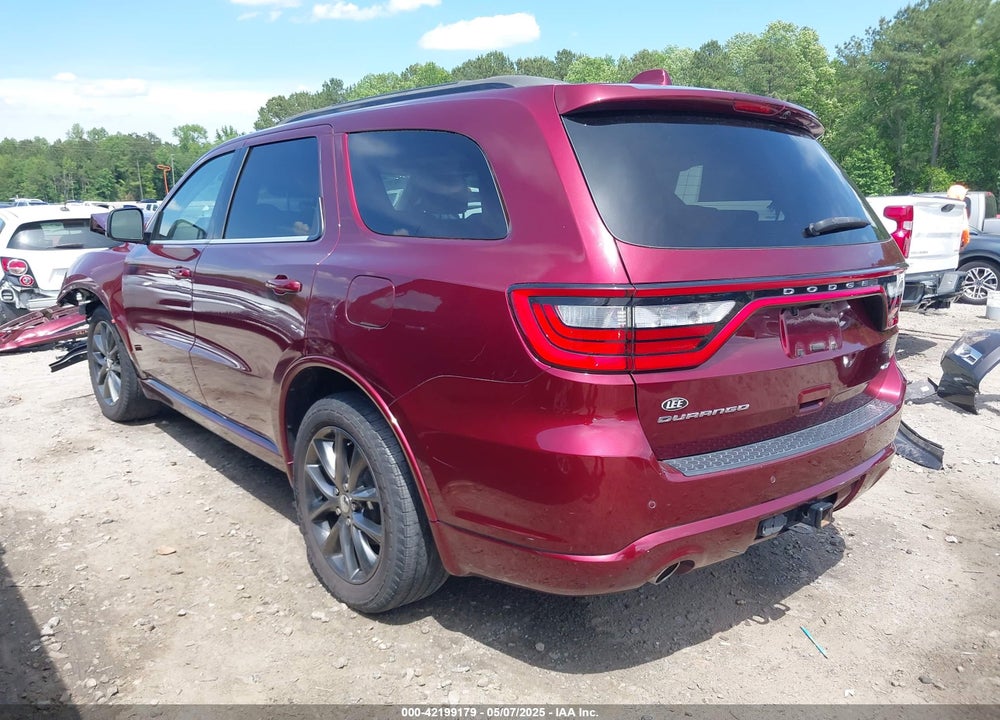 2018 DODGE DURANGO VIN: 1C4RDHDG8JC242066