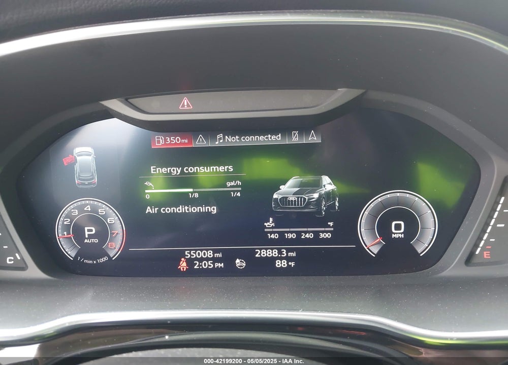 2020 AUDI Q3 PREMIUM PLUS 45 TFSI S LINE QUATTRO TIPTRONIC VIN: WA1EECF33L1052774