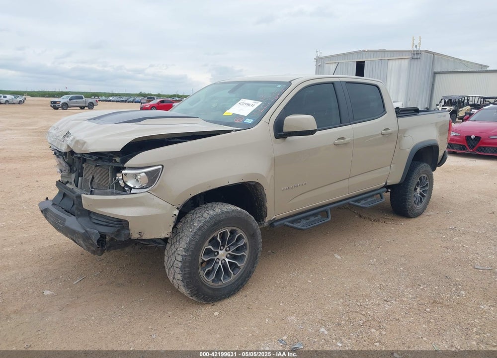 2022 CHEVROLET COLORADO 4WD SHORT BOX ZR2 VIN: 1GCGTEEN5N1327731
