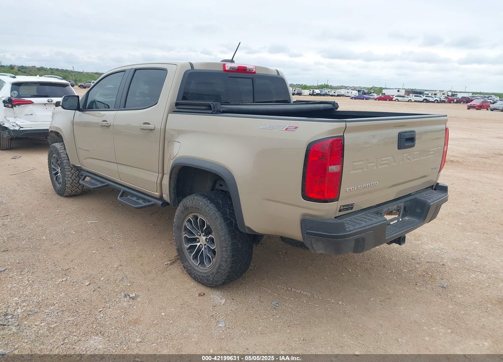 2022 CHEVROLET COLORADO 4WD SHORT BOX ZR2 VIN: 1GCGTEEN5N1327731