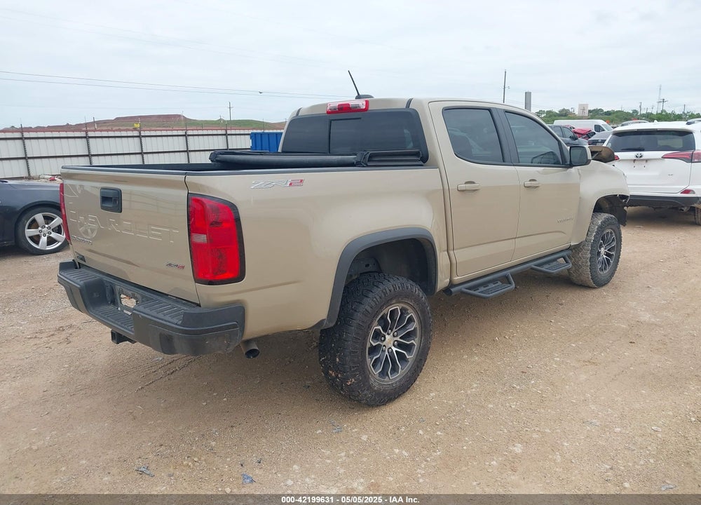 2022 CHEVROLET COLORADO 4WD SHORT BOX ZR2 VIN: 1GCGTEEN5N1327731