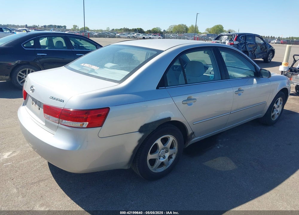 2006 HYUNDAI SONATA GLS VIN: KMHEU46C06A075797