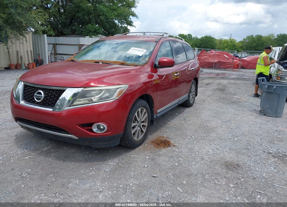 2015 NISSAN PATHFINDER SL VIN: 5N1AR2MN7FC634002