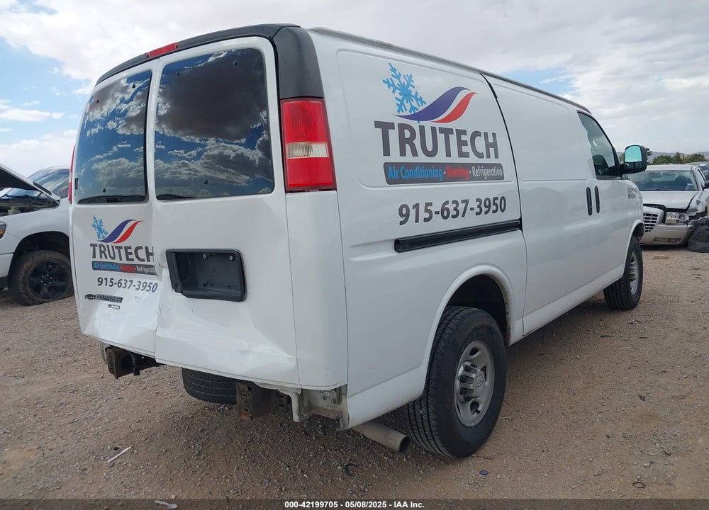2016 CHEVROLET EXPRESS 2500 WORK VAN VIN: 1GCWGAFF1G1222719