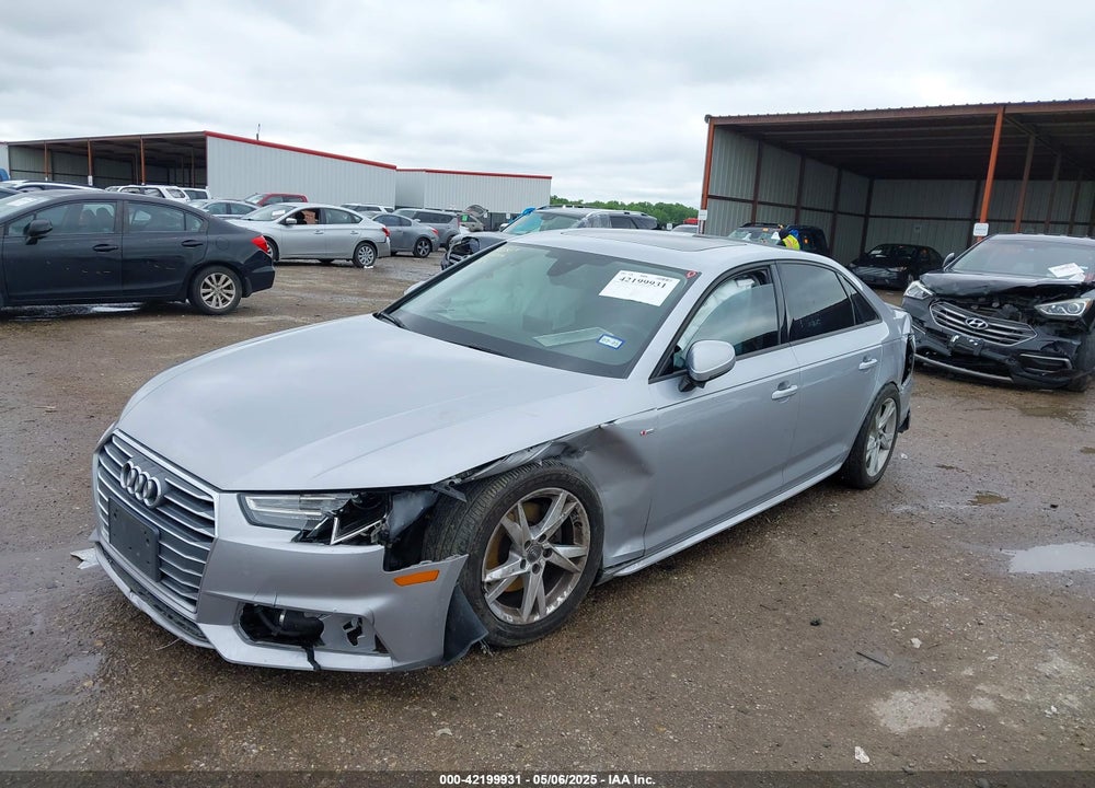 2018 AUDI A4 VIN: WAUKMAF40JA029908