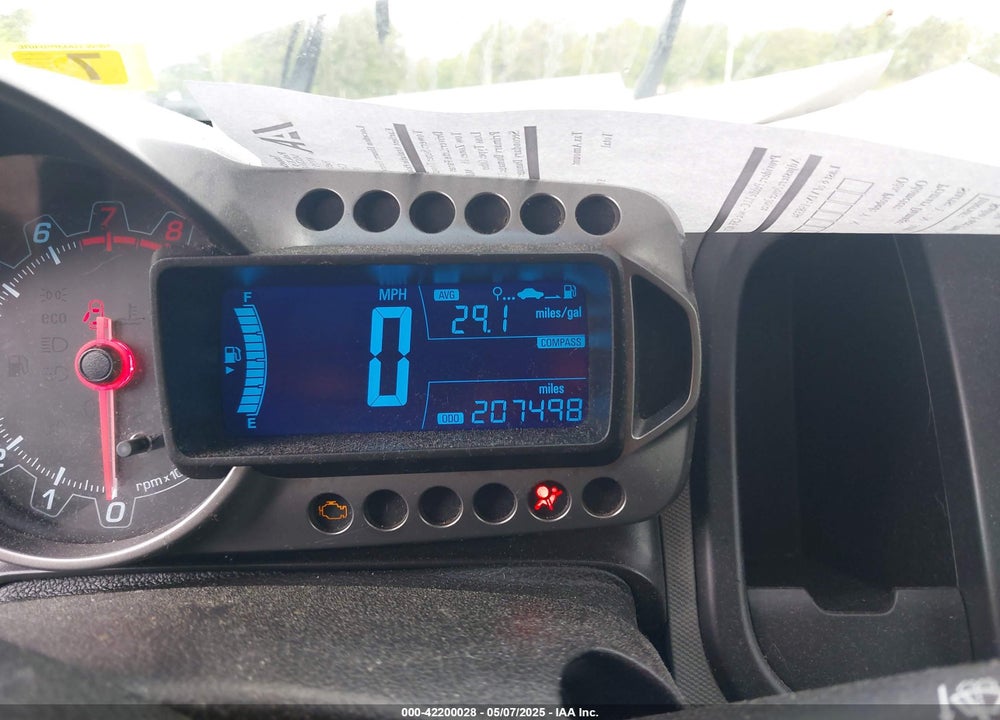 2012 CHEVROLET SONIC 1LS VIN: 1G1JB6SH4C4198334