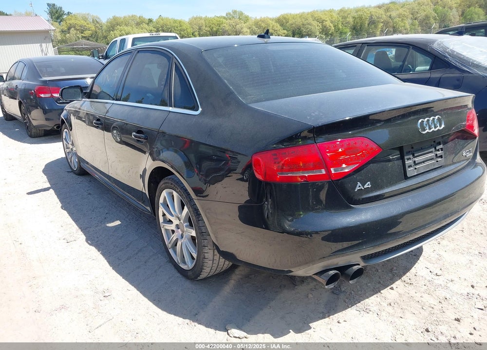 2012 AUDI A4 VIN: WAUFFAFL1CA119879