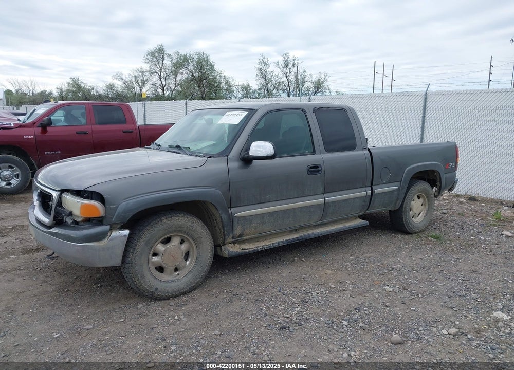 2002 GMC SIERRA 1500 SLE VIN: 2GTEK19T721257716