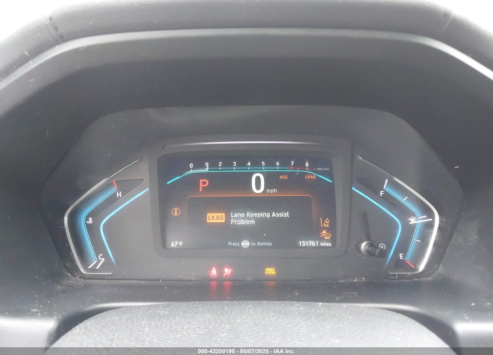 2019 HONDA ODYSSEY VIN: 5FNRL6H81KB038790