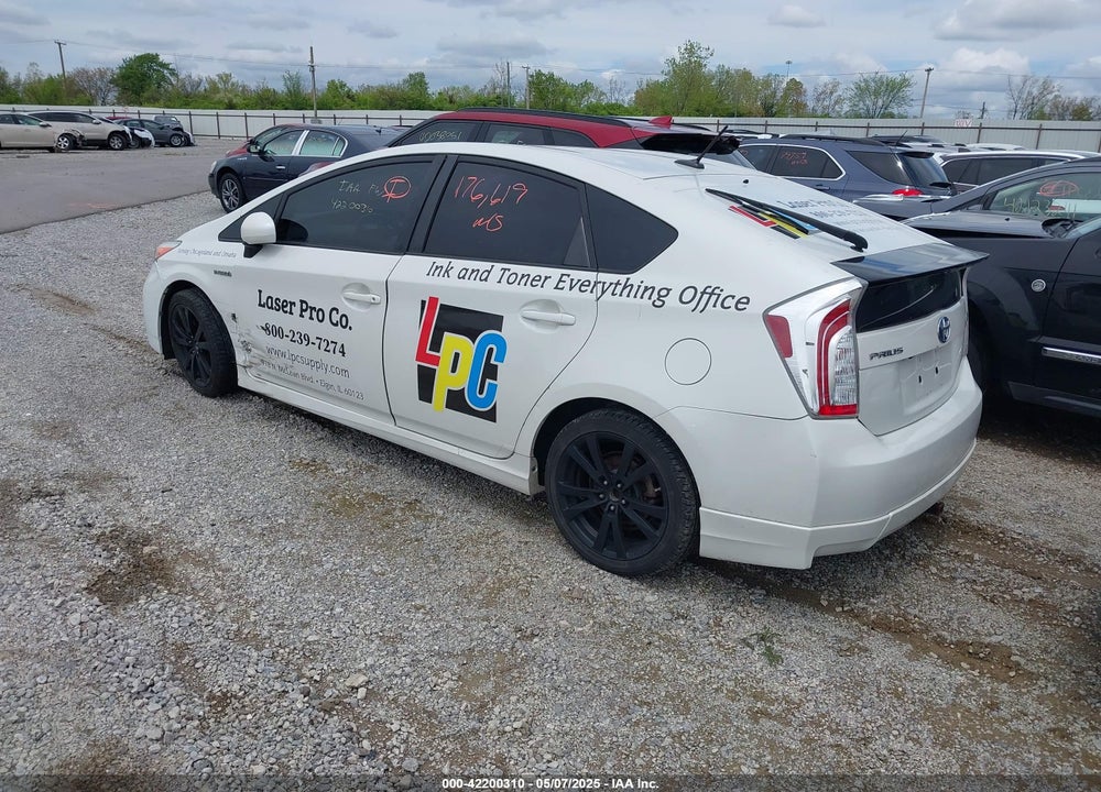 2014 TOYOTA PRIUS FOUR VIN: JTDKN3DU9E0380293