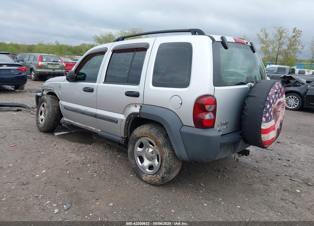 2007 JEEP LIBERTY VIN: 1J4GL48K57W523020
