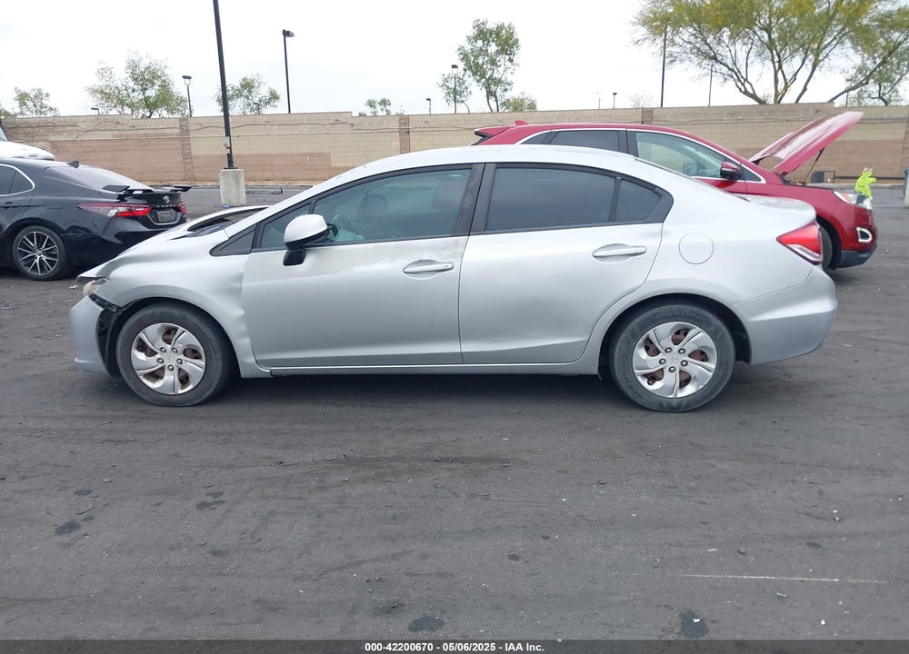 2013 HONDA CIVIC LX VIN: 19XFB2F52DE231529