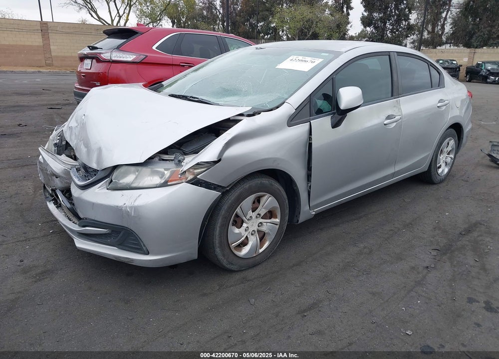 2013 HONDA CIVIC LX VIN: 19XFB2F52DE231529