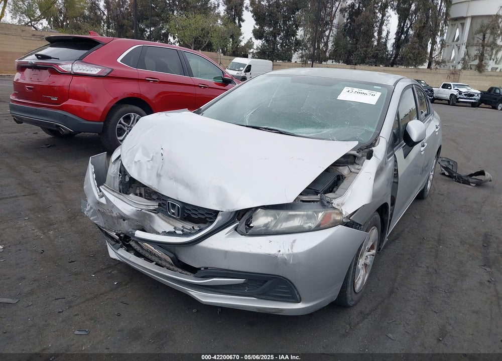 2013 HONDA CIVIC LX VIN: 19XFB2F52DE231529